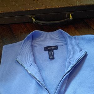 Lands' End Men's Pullover Zip XL